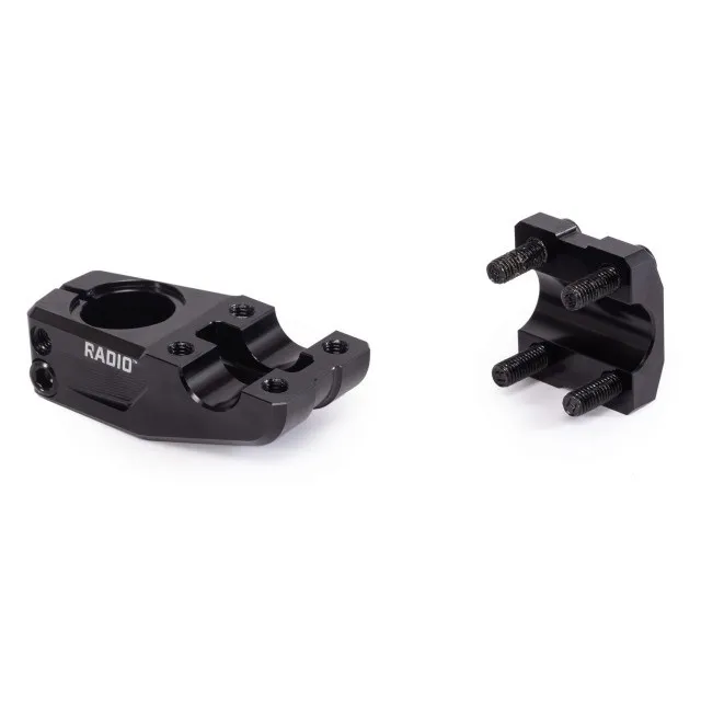 Radio Axis 22.2 Mm Toploader Cykelstyrstam, Black, 50mm