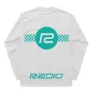 Radio Raceline Checker T-shirt Med Lång ärm