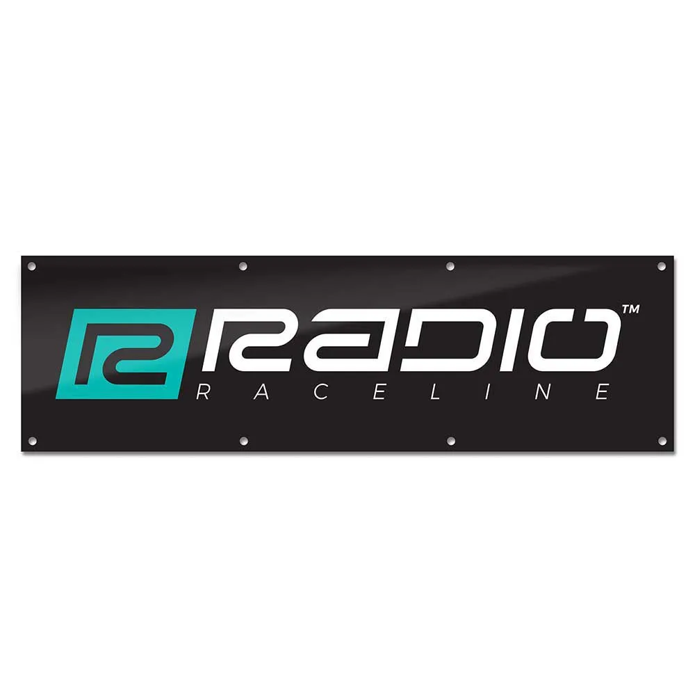 Radio Raceline Contest Banner, Black, One Size