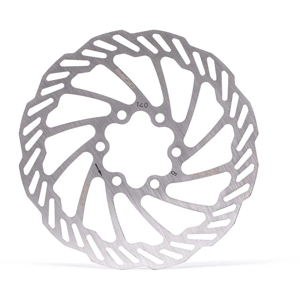 Radio Raceline Raceline Iso 6 Alloy Ring Bromsskiva, Silver, 140mm Radio Raceline Raceline Iso 6 Alloy Ring Bromsskiva, Silver, 140mm