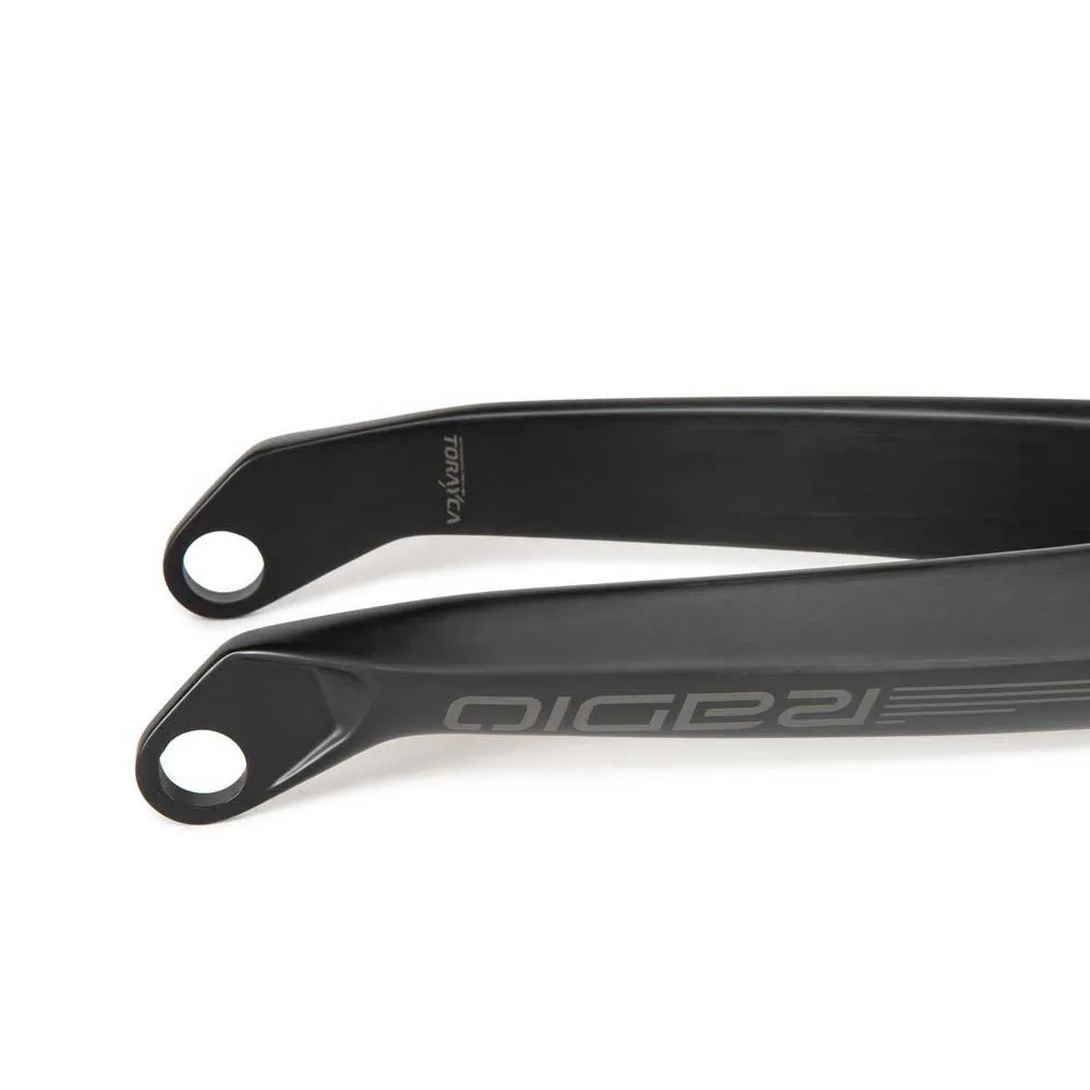 Radio Raceline Solar 1-1/8-1.5´´ Tapered Steerer Bmx-gaffel, Matt Black / Grey, 20", Rigid