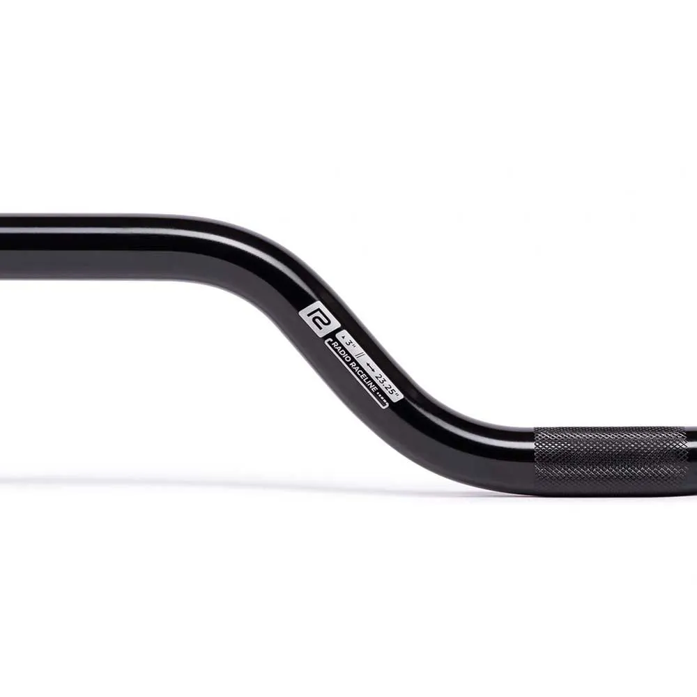 Radio Raceline Xenon Mini 76 Mm Rise Styre, Black, 22.2mm, 590mm