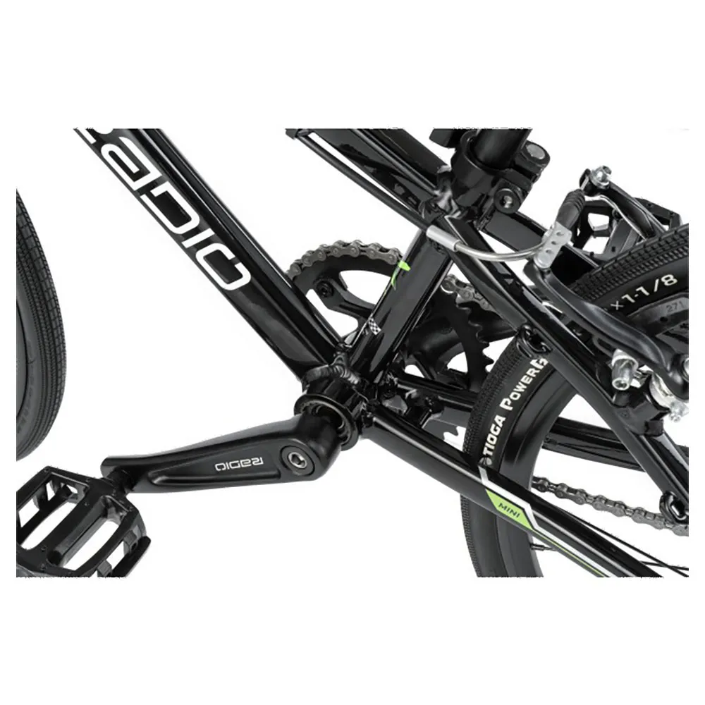 Radio Raceline Xenon Mini Bmx Cykel, Black / green, 17.6"