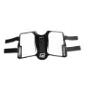 Radio Side Plate Velcro Rem, White / black, One Size
