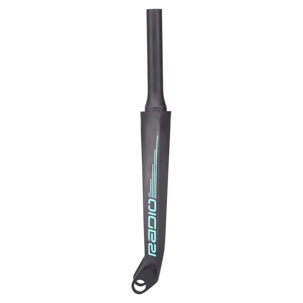 Radio Solar Bmx-gaffel, Matt Black / Teal, 20", Rigid Radio Solar Bmx-gaffel, Matt Black / Teal, 20", Rigid