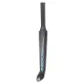Radio Solar Bmx-gaffel, Matt Black / Teal, 20", Rigid
