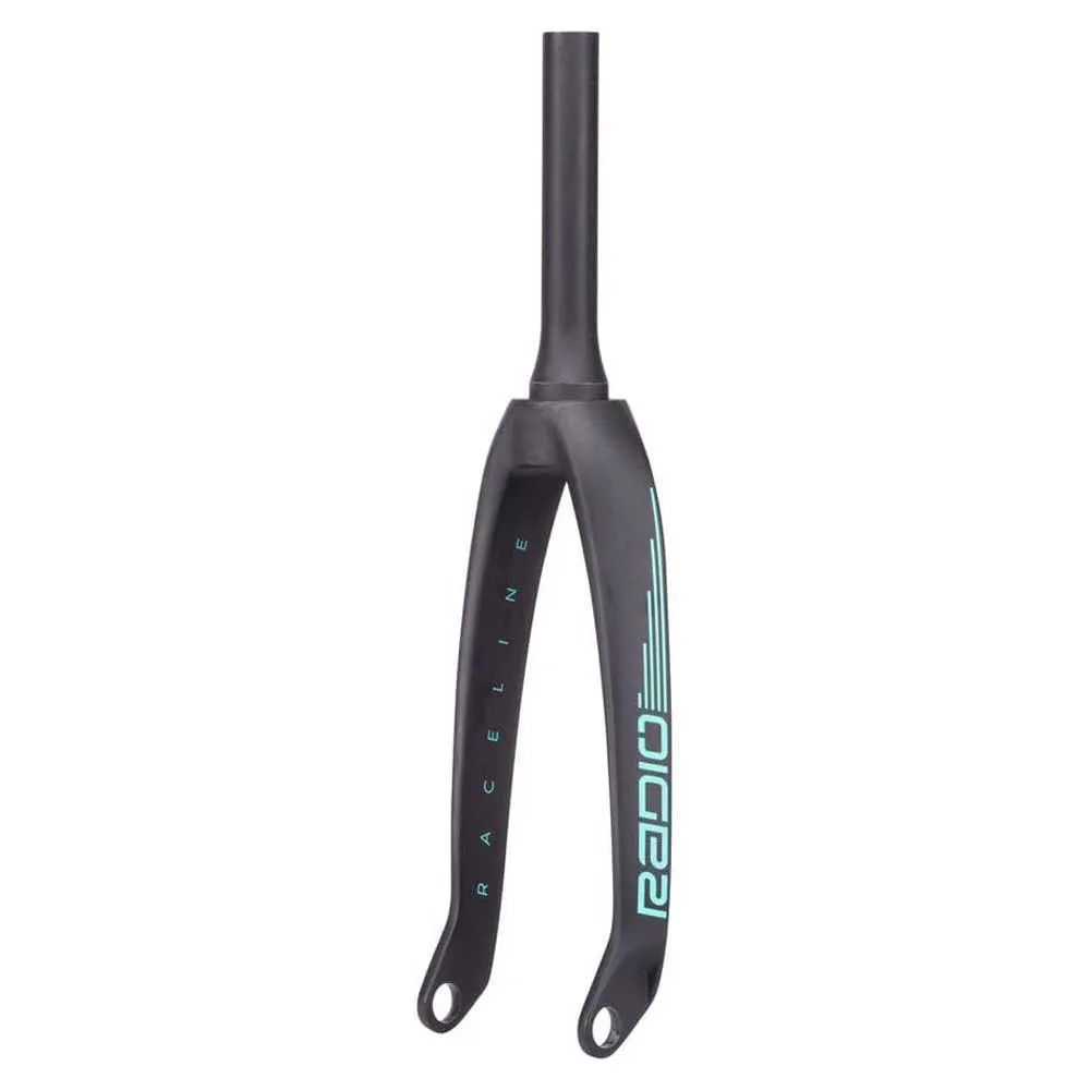 Radio Solar Bmx-gaffel, Matt Black / Teal, 20", Rigid Radio Solar Bmx-gaffel, Matt Black / Teal, 20", Rigid