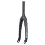 Radio Solar Bmx-gaffel, Matt Black / Teal, 20", Rigid