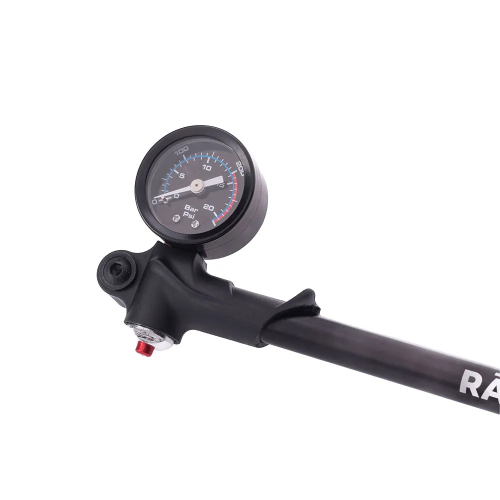 Radvik Amorbar Cykelpump, Black, 300psi