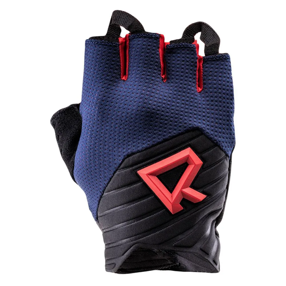 Radvik Cutort Korta Handskar, Medieval blue / racing red