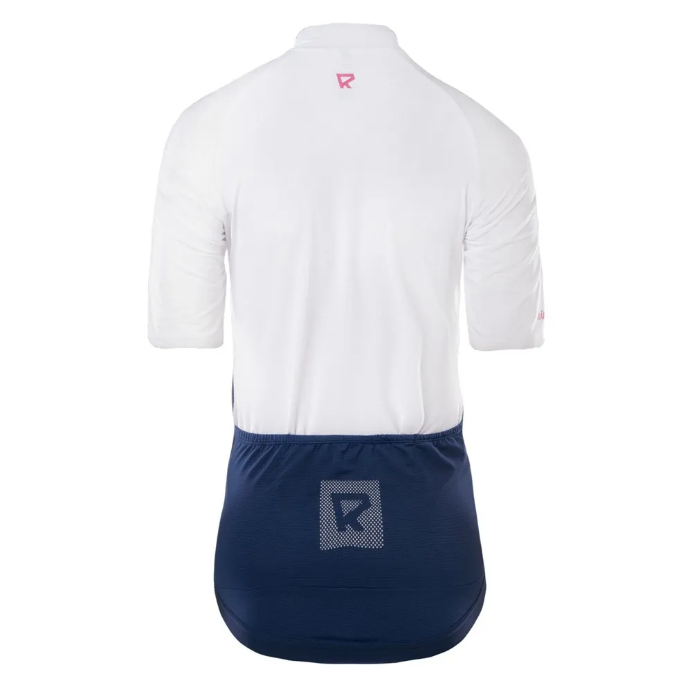 Radvik Echo Lds Korta ärmar Cykeltröja, Medieval blue / bright white, L