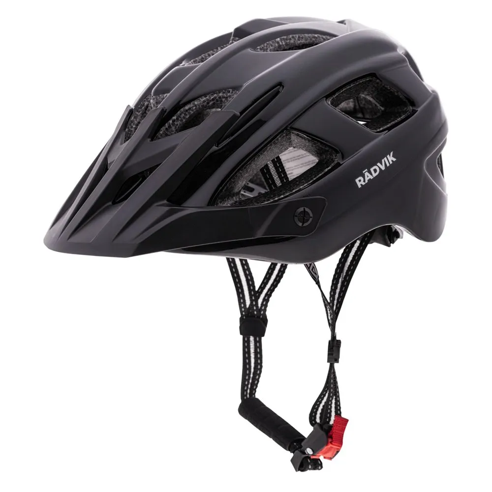 Radvik Kurer Mtb-hjälm, Black Gloss Radvik Kurer Mtb-hjälm, Black Gloss