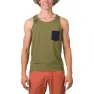Rafiki Slab ärmlös T-shirt, Avocado