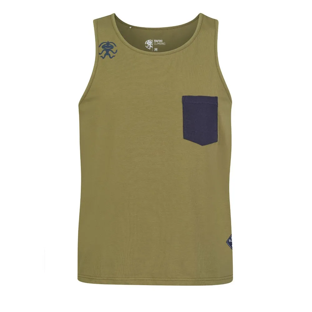 Rafiki Slab ärmlös T-shirt, Avocado