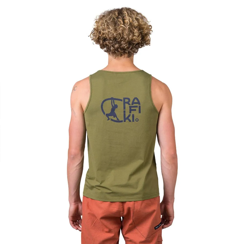 Rafiki Slab ärmlös T-shirt, Avocado