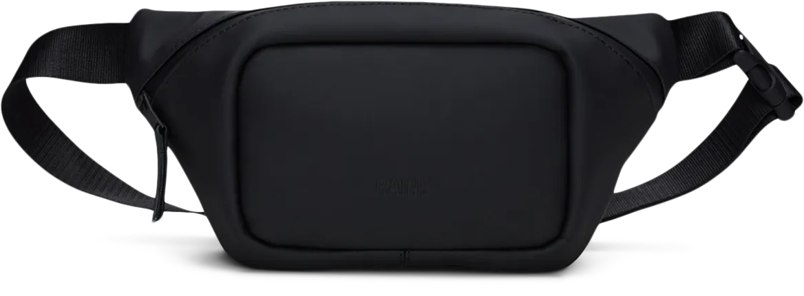 Rains Bum Bag Mini W3, Black Rains Bum Bag Mini W3, Black