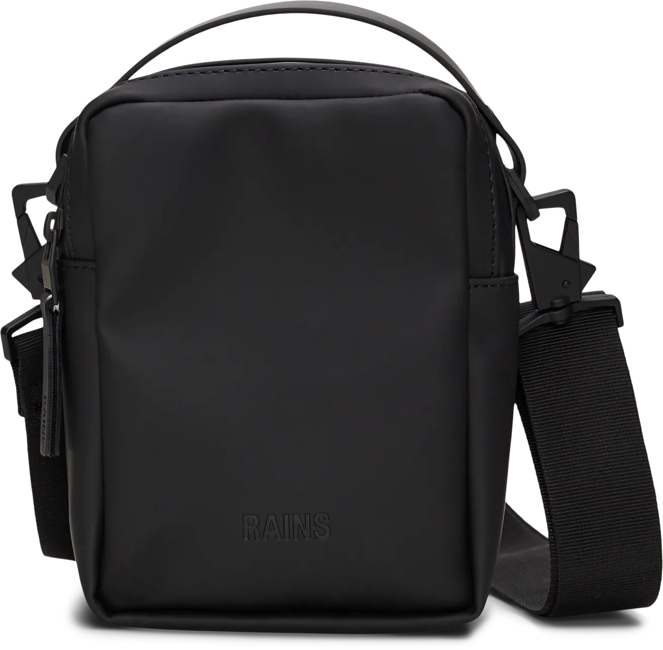Rains Reporter Box Bag W3, Black Rains Reporter Box Bag W3, Black