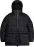 Rains Unisex Alta Long Puffer Cargo Jacket W3T4
