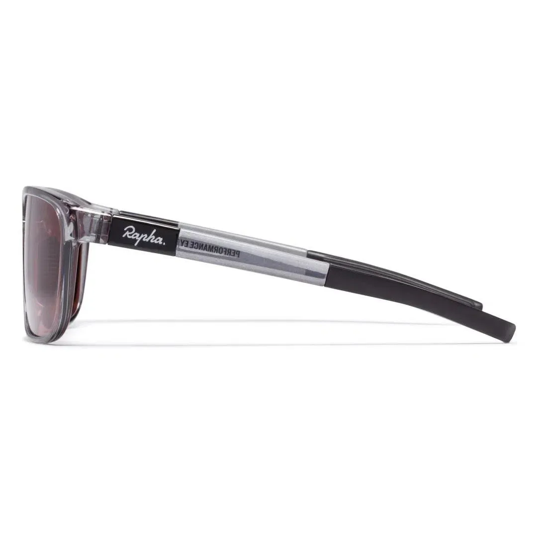 Rapha Classic Eyewear, Black clear gloss / rose lens, Rose Lens/CAT3
