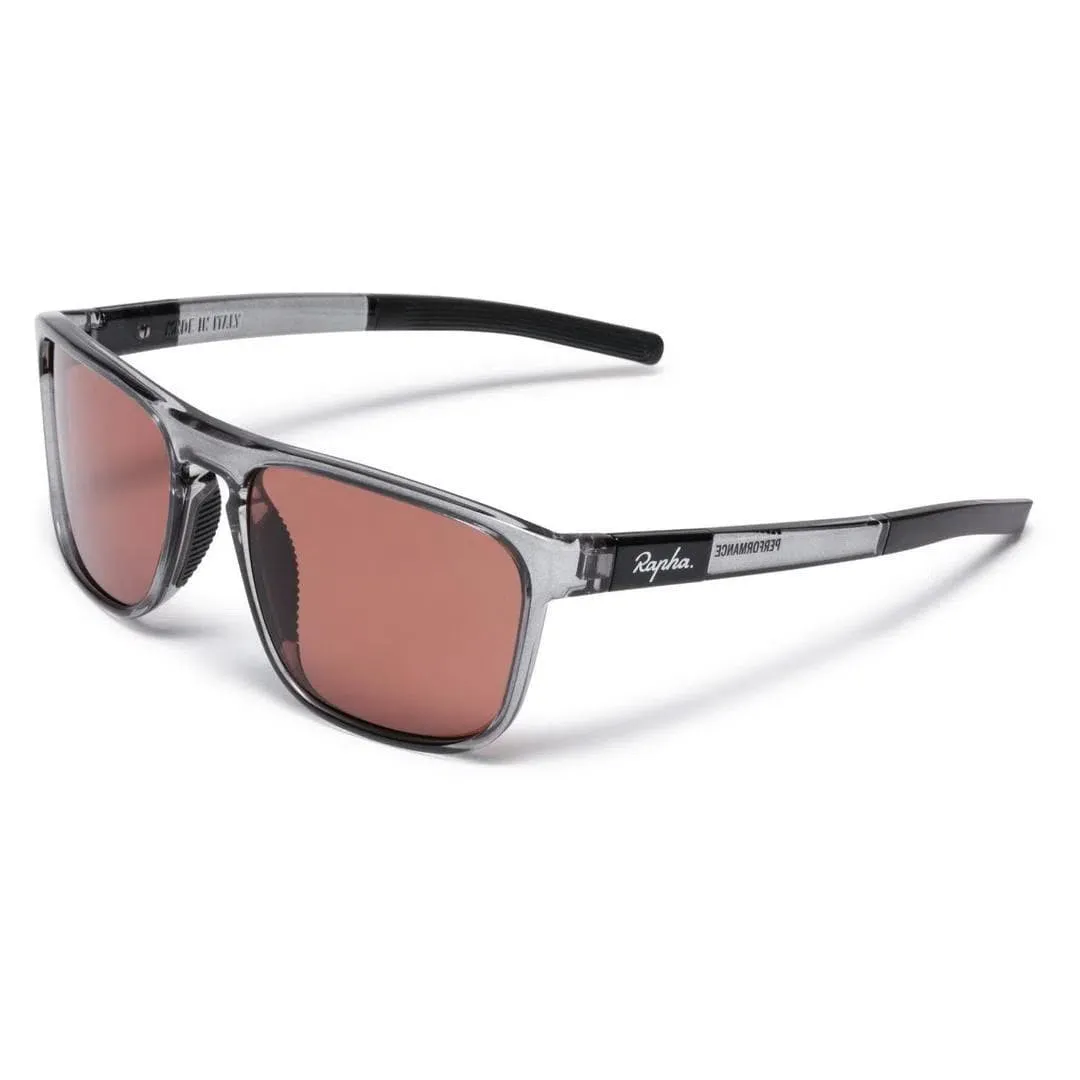 Rapha Classic Eyewear, Black clear gloss / rose lens, Rose Lens/CAT3