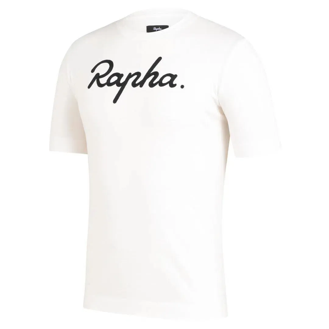 Rapha Logo Tshirt, WHT White/Black, XS Rapha Logo Tshirt, WHT White/Black, XS
