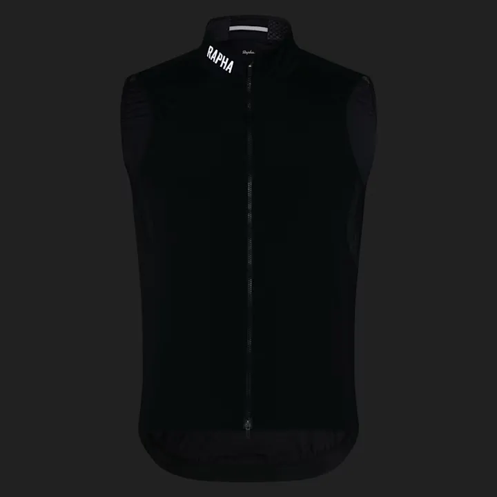 Rapha Men's Pro Team Insulated Väst, Svart Rapha Men's Pro Team Insulated Väst, Svart
