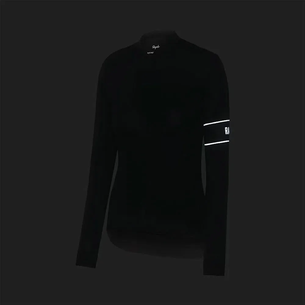 Rapha Pro Team Thermal Long Sleeve Women Jersey, BLW Black Rapha Pro Team Thermal Long Sleeve Women Jersey, BLW Black