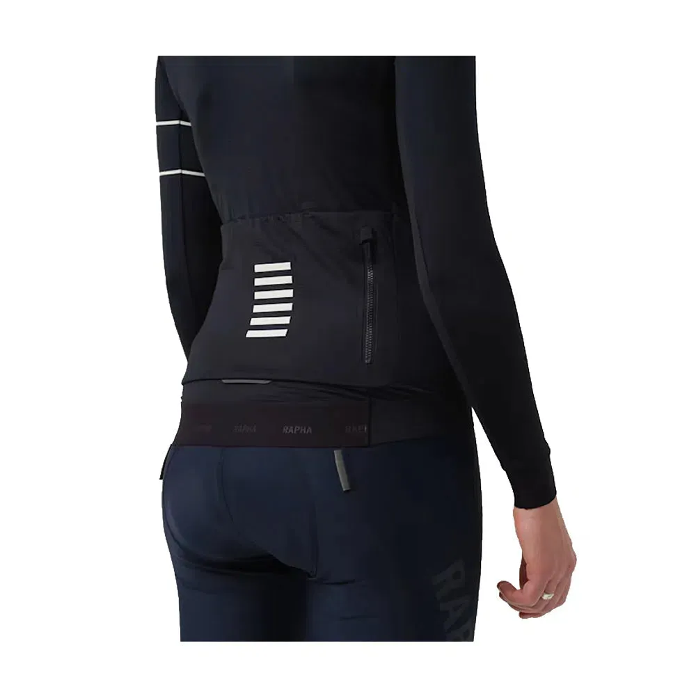 Rapha Pro Team Thermal Long Sleeve Women Jersey, BLW Black Rapha Pro Team Thermal Long Sleeve Women Jersey, BLW Black