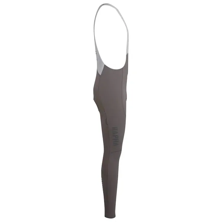 Rapha Pro Team Winter Bib Tights with Pad II, KSC Mushroom/Silver Rapha Pro Team Winter Bib Tights with Pad II, KSC Mushroom/Silver