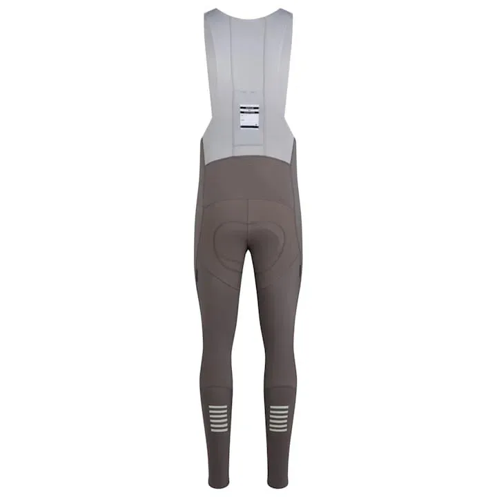 Rapha Pro Team Winter Bib Tights with Pad II, KSC Mushroom/Silver Rapha Pro Team Winter Bib Tights with Pad II, KSC Mushroom/Silver