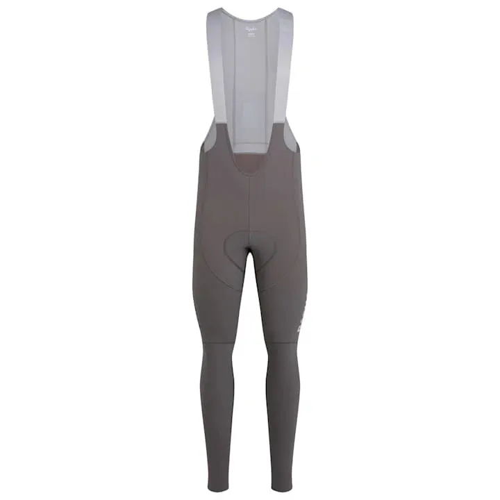 Rapha Pro Team Winter Bib Tights with Pad II, KSC Mushroom/Silver Rapha Pro Team Winter Bib Tights with Pad II, KSC Mushroom/Silver