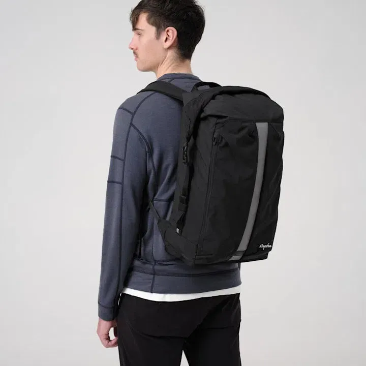 Rapha Roll Top Backpack, Black, One Size