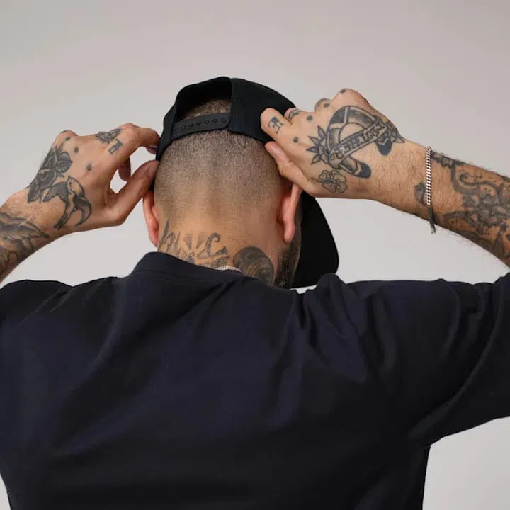 Rapha Trail 6 Panel Cap, Black / light grey
