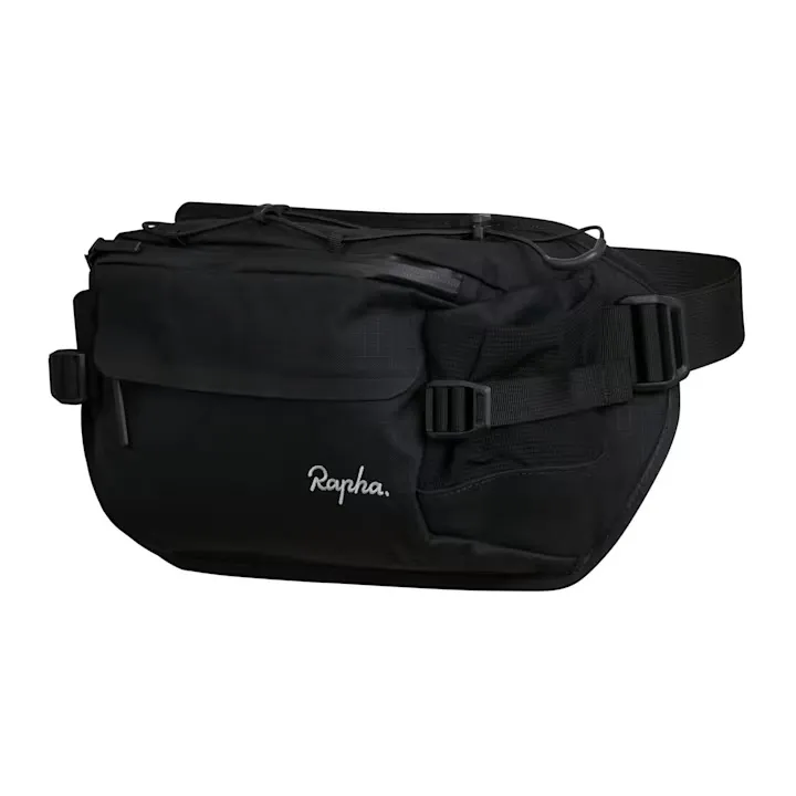 Rapha Trail Hip Pack, Black / light grey, One Size Rapha Trail Hip Pack, Black / light grey, One Size