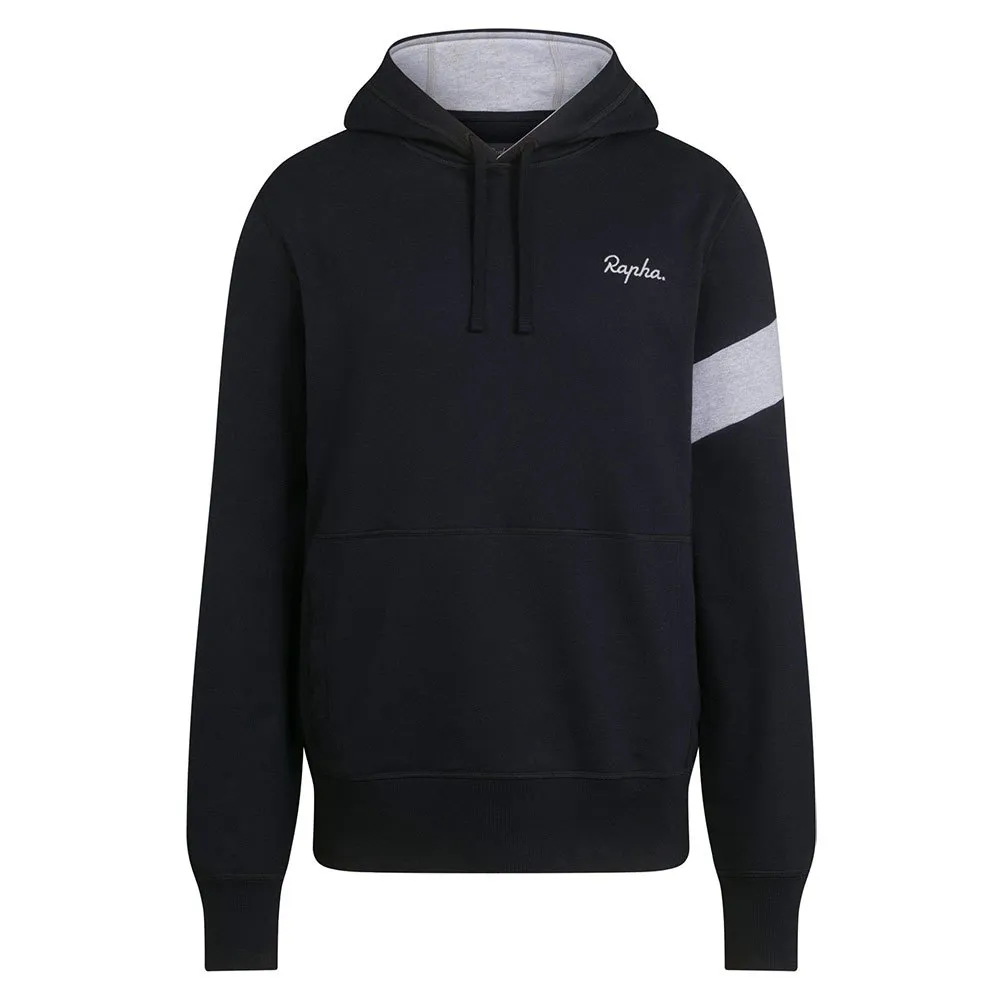 Rapha Trail Tröja Med Huva, Black / light grey marl, S