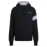 Rapha Trail Tröja Med Huva, Black / light grey marl, S