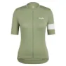 Olive green / white