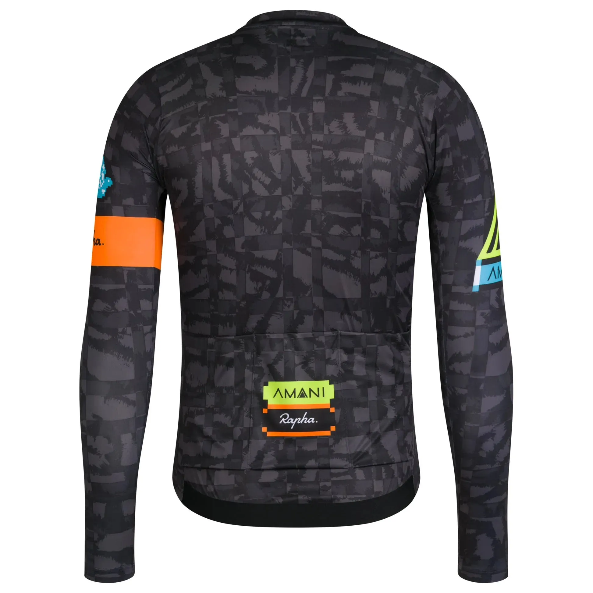 Rapha X AMANI Pro Team Long Sleeve Lightweight Jersey, Multicolour Rapha X AMANI Pro Team Long Sleeve Lightweight Jersey, Multicolour
