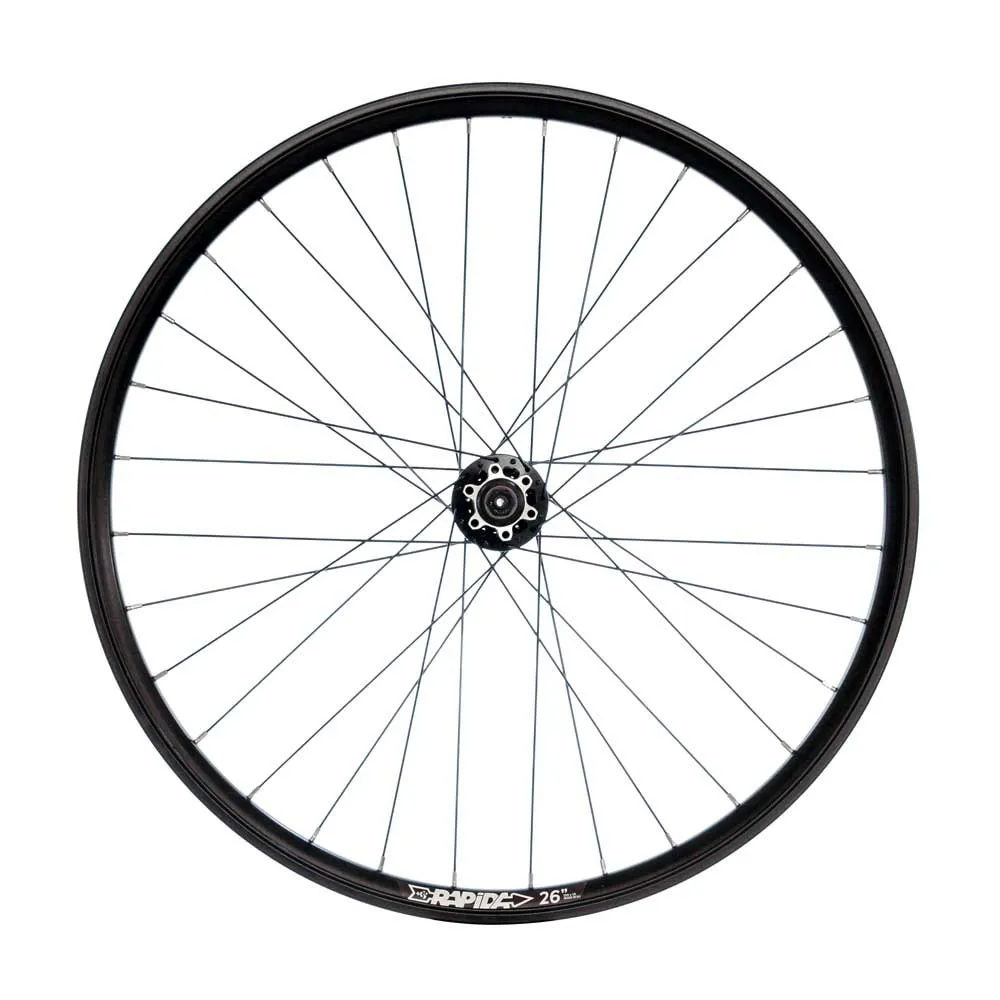 Rapida Atlas 26´´ Disk Framhjul, Black, One Size, One Size