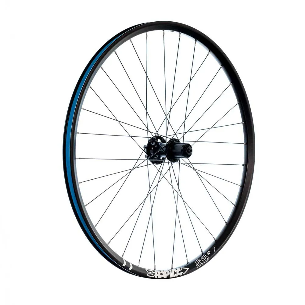 Rapida Taurus 26´´ Disk Mtb Bakhjul, Black, One Size