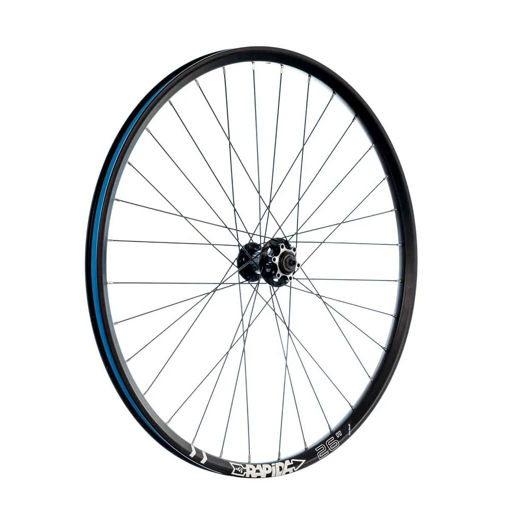 Rapida Taurus 26´´ Disk Mtb Framhjul, Black, One Size, One Size