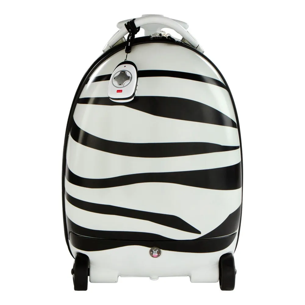 Rastar Zebra Ryggsäck Med Hjul, White / black
