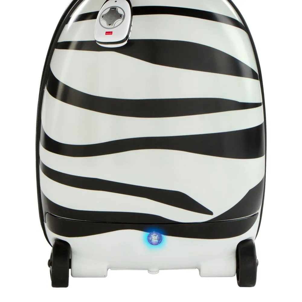Rastar Zebra Ryggsäck Med Hjul, White / black
