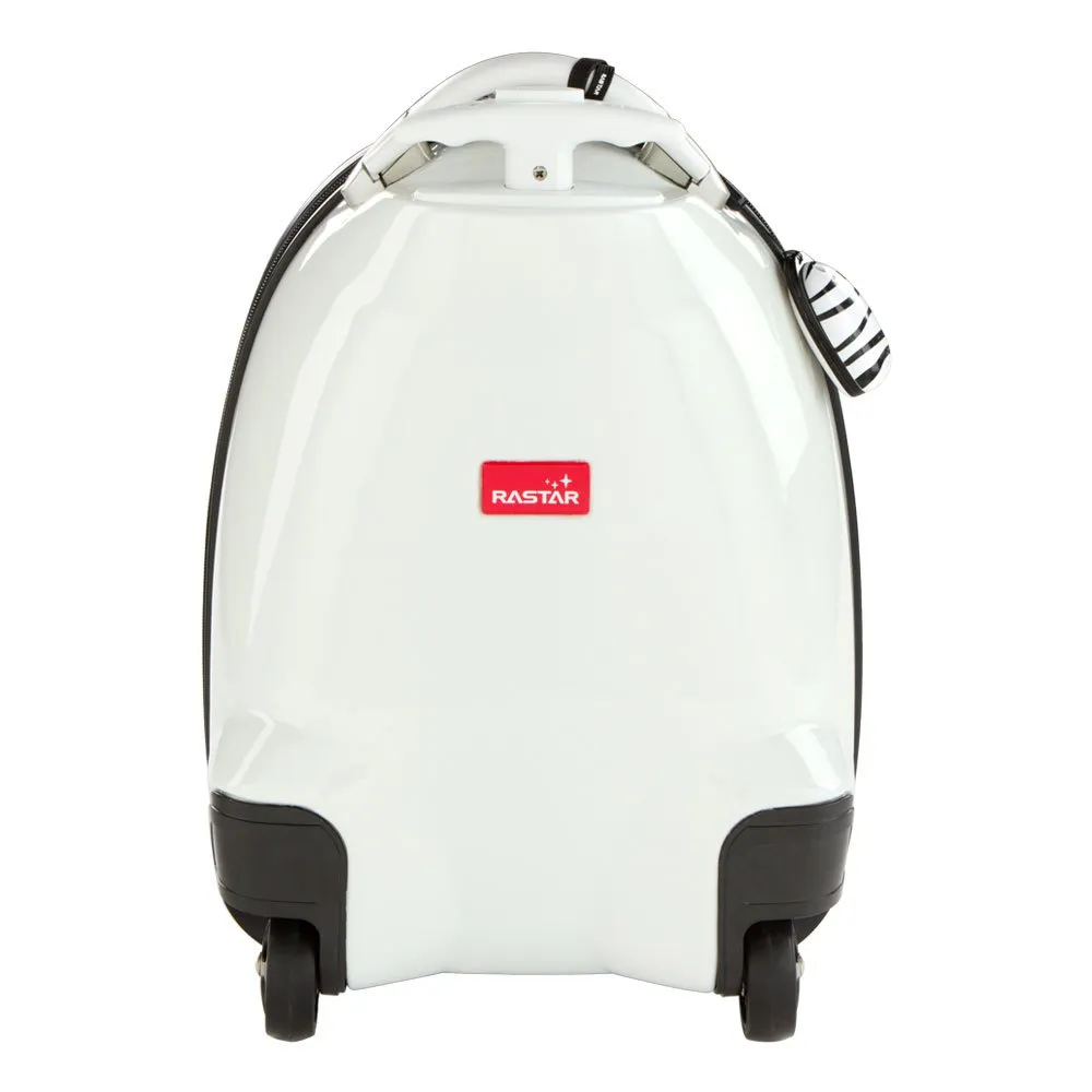 Rastar Zebra Ryggsäck Med Hjul, White / black