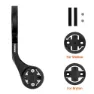 Ravemen Garmin/bryton/wahoo Styrfäste För Cykelcomputer, Black, One Size