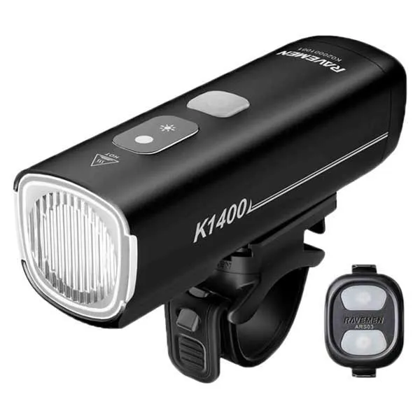 Ravemen K1400 Framlampa, Black, 1400 Lumens