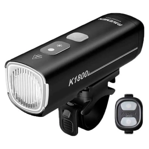 Ravemen K1800 Framlampa, Black, 1800 Lumens
