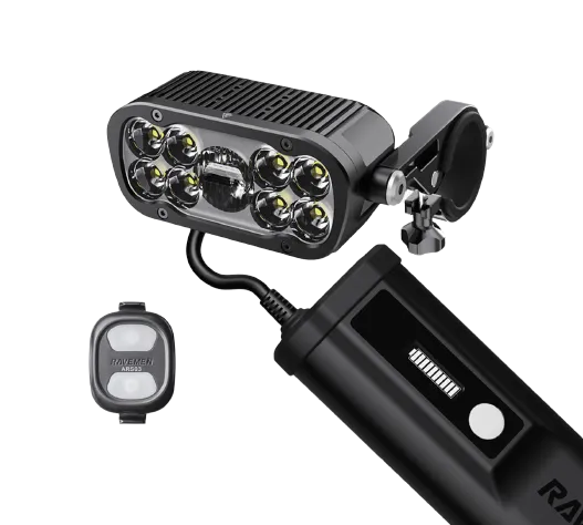 Ravemen XR6000 Framlykta, Black, 6000 Lumens Ravemen XR6000 Framlykta, Black, 6000 Lumens