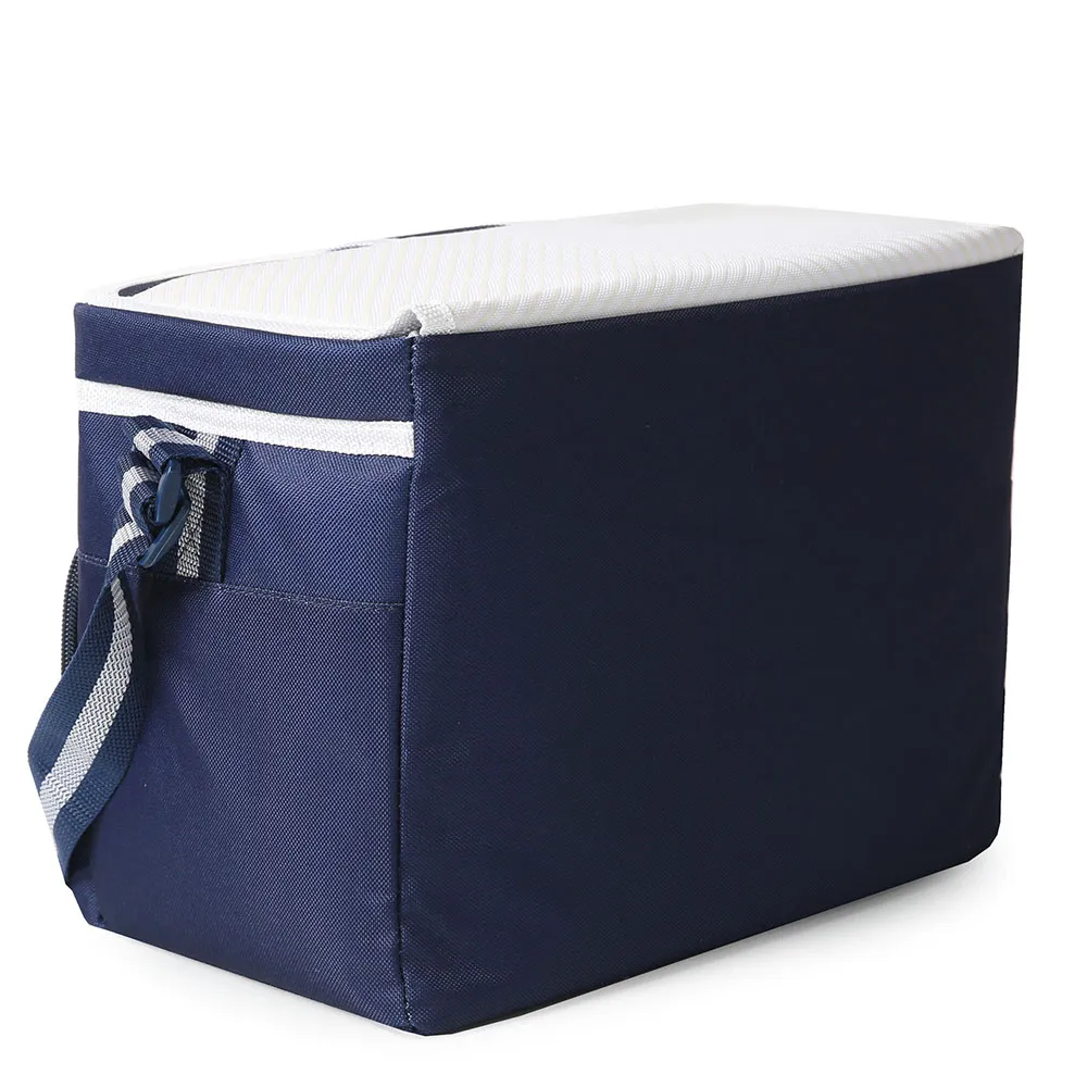 REAL Hardbody® Mjuk Bärbar Kylare 31.8x18.7x21.9 Cm, White / blue, One Size