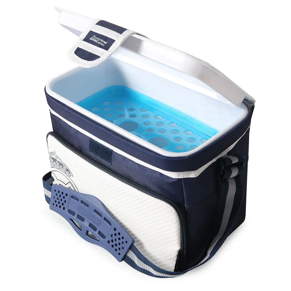 REAL Hardbody® Mjuk Bärbar Kylare 31.8x18.7x21.9 Cm, White / blue, One Size